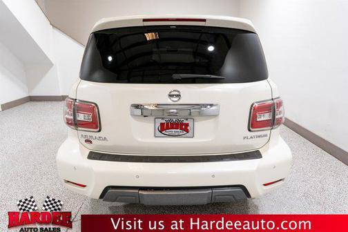 Pearl White Tricoat 2019 Nissan Armada Platinum