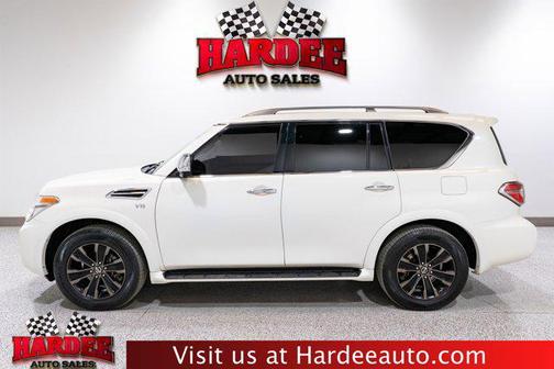 Pearl White Tricoat 2019 Nissan Armada Platinum