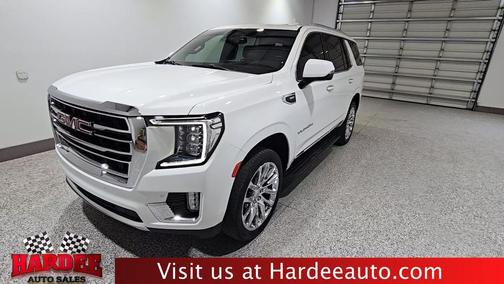 Summit White 2022 GMC Yukon SLT