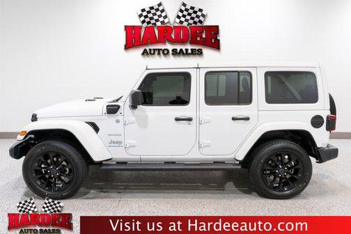 Bright White Clearcoat 2024 Jeep Wrangler 4xe Sahara