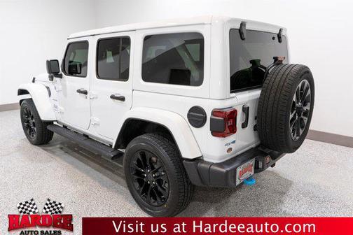 Bright White Clearcoat 2024 Jeep Wrangler 4xe Sahara
