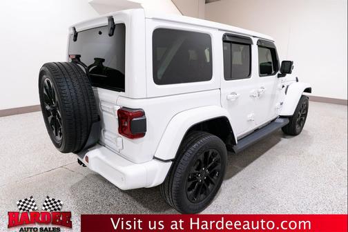 Bright White Clearcoat 2021 Jeep Wrangler Unlimited 4xe Sahara High Altitude