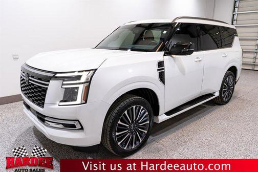 Everest White Pearl Tricoat 2025 Nissan Armada Platinum Reserve 4WD