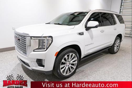 White Frost Tricoat 2022 GMC Yukon Denali