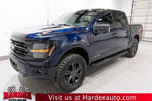 Antimatter Blue Metallic 2024 Ford F-150 XLT