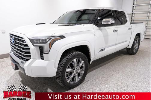 Wind Chill Pearl 2023 Toyota Tundra Hybrid Capstone