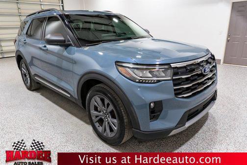 Vapor Blue Metallic 2025 Ford Explorer Active