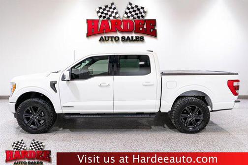 Star White Metallic Tri-Coat 2022 Ford F-150 Lariat