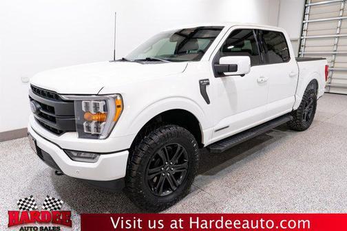 Star White Metallic Tri-Coat 2022 Ford F-150 Lariat