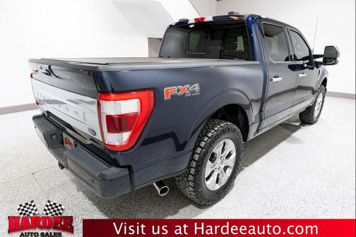 Antimatter Blue Metallic 2023 Ford F-150 Platinum