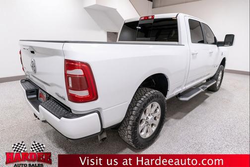 Bright White Clearcoat 2023 RAM 2500 Laramie Crew Cab 4x4 6'4' Box