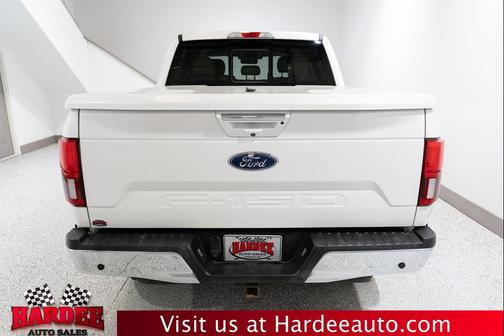 White Platinum Metallic Tri-Coat 2018 Ford F-150 Lariat