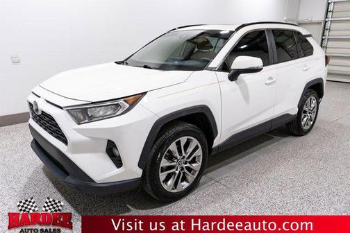 Super White 2019 Toyota RAV4 XLE Premium