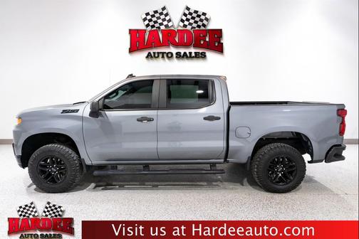 Satin Steel Metallic 2021 Chevrolet Silverado 1500 Custom Trail Boss