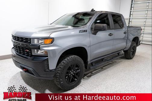 Satin Steel Metallic 2021 Chevrolet Silverado 1500 Custom Trail Boss
