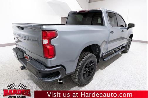 Satin Steel Metallic 2021 Chevrolet Silverado 1500 Custom Trail Boss