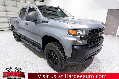 Satin Steel Metallic 2021 Chevrolet Silverado 1500 Custom Trail Boss