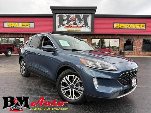 Blue Metallic 2020 Ford Escape SEL