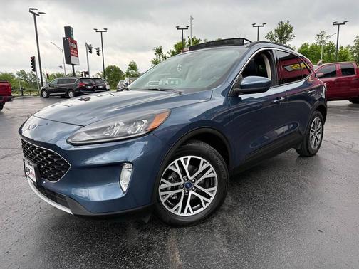 Blue Metallic 2020 Ford Escape SEL