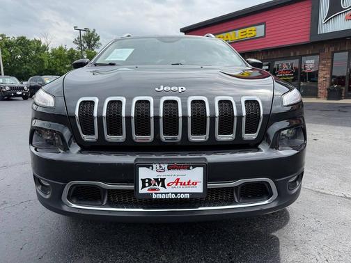 Brilliant Black Crystal Pearlcoat 2016 Jeep Cherokee Limited