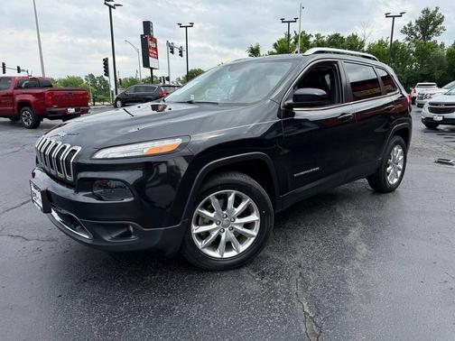 Brilliant Black Crystal Pearlcoat 2016 Jeep Cherokee Limited