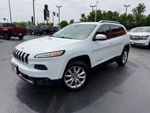 Bright White Clearcoat 2015 Jeep Cherokee Limited