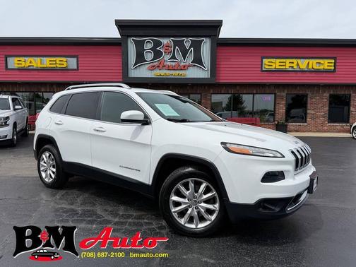 Bright White Clearcoat 2015 Jeep Cherokee Limited