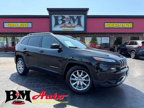 Brilliant Black Crystal Pearlcoat 2014 Jeep Cherokee Limited