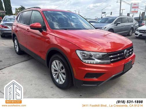 Habanero Orange Metallic 2018 Volkswagen Tiguan 2.0T S