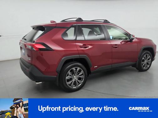 Red 2025 Toyota RAV4 Hybrid XLE Premium