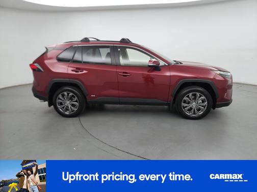 Red 2025 Toyota RAV4 Hybrid XLE Premium