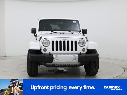 White 2015 Jeep Wrangler Sahara