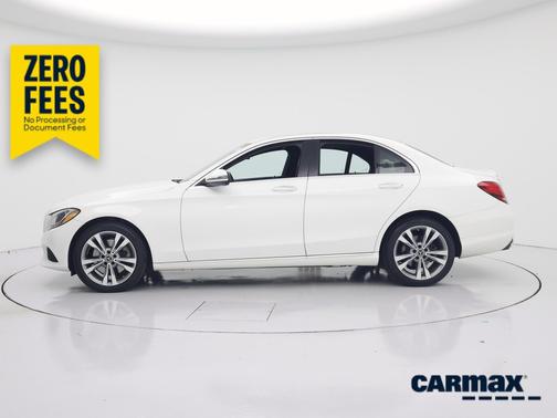 White 2018 Mercedes-Benz C-Class