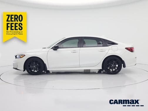 White 2025 Honda Civic Sport