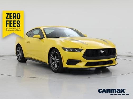 Yellow 2024 Ford Mustang Ecoboost