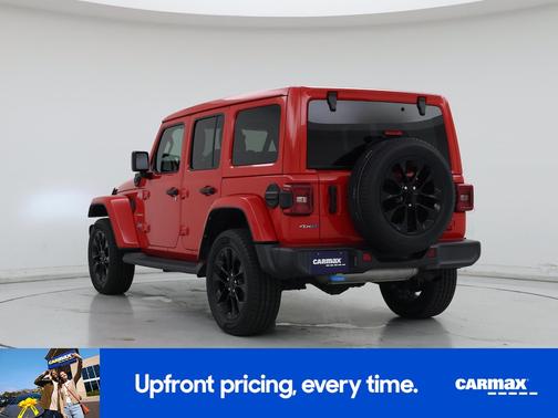 Red 2022 Jeep Wrangler Unlimited 4xe Unlimited Sahara
