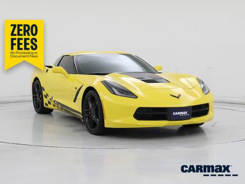 Yellow 2019 Chevrolet Corvette Stingray