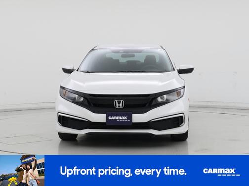 White 2019 Honda Civic LX