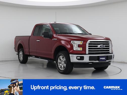 Red 2017 Ford F-150 XLT