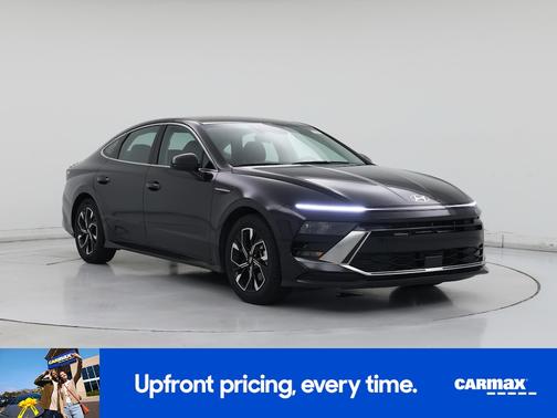 Black 2025 Hyundai SONATA SEL