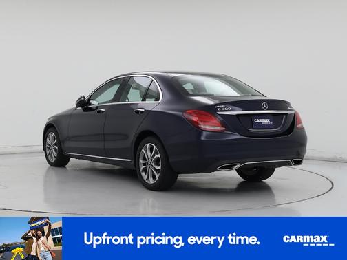 Blue 2017 Mercedes-Benz C-Class