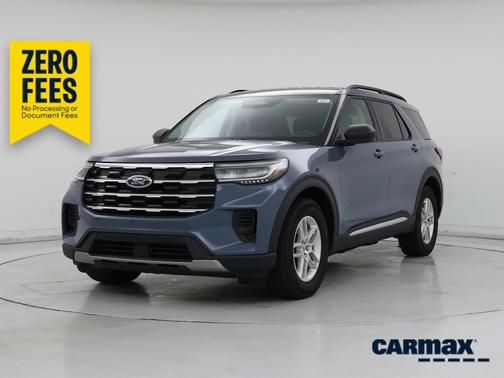 Blue 2025 Ford Explorer Active