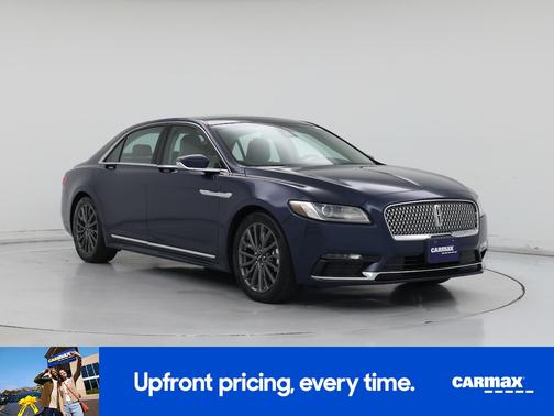 Blue 2017 Lincoln Continental Select
