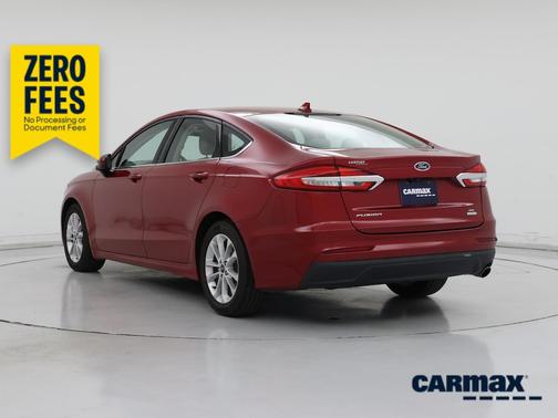 Red 2020 Ford Fusion SE