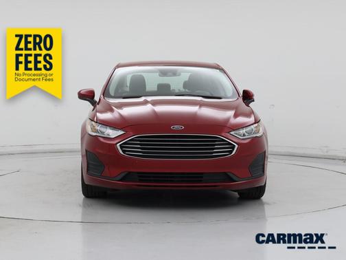 Red 2020 Ford Fusion SE