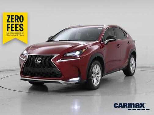 Red 2015 Lexus NX 200t F-Sport