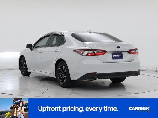 White 2022 Toyota Camry Hybrid LE