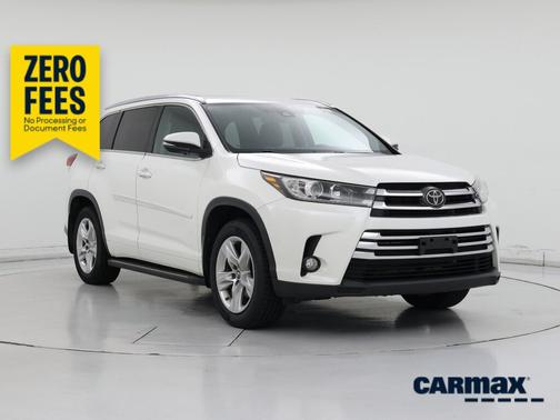 White 2017 Toyota Highlander Limited