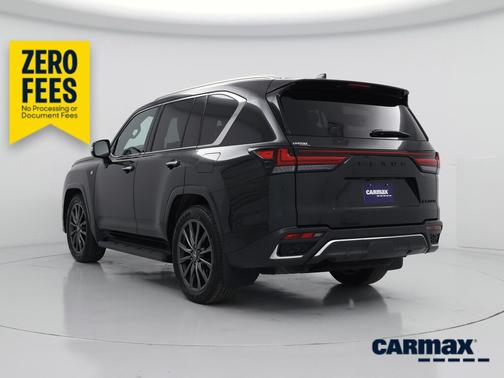 Black 2025 Lexus LX 700h F-Sport