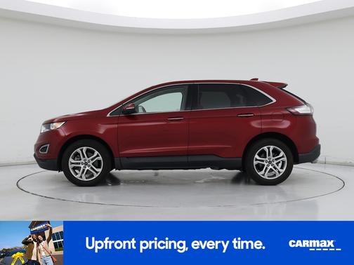 Burgundy 2016 Ford Edge Titanium